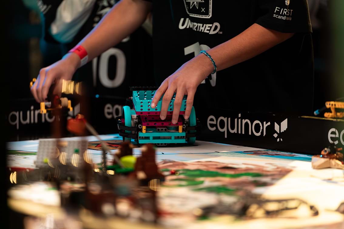 First Lego League på Inspiria science center